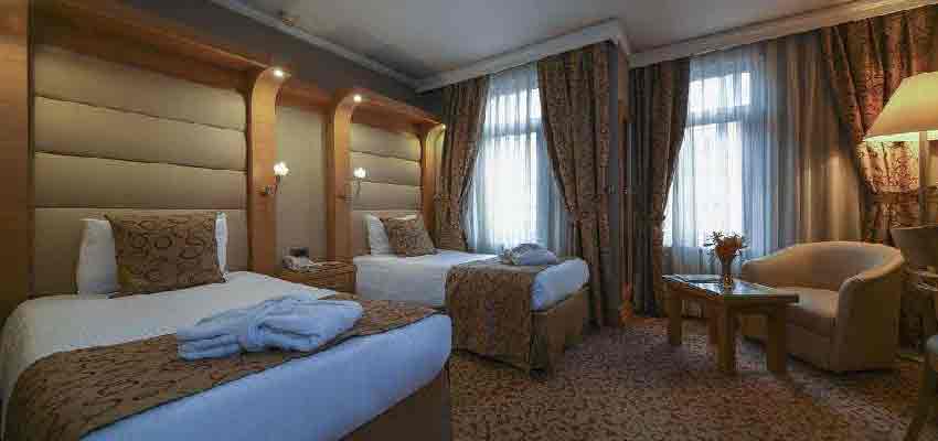 ۶ تا از بهترین های هتل سه ستاره استانبول در مناطق مختلف