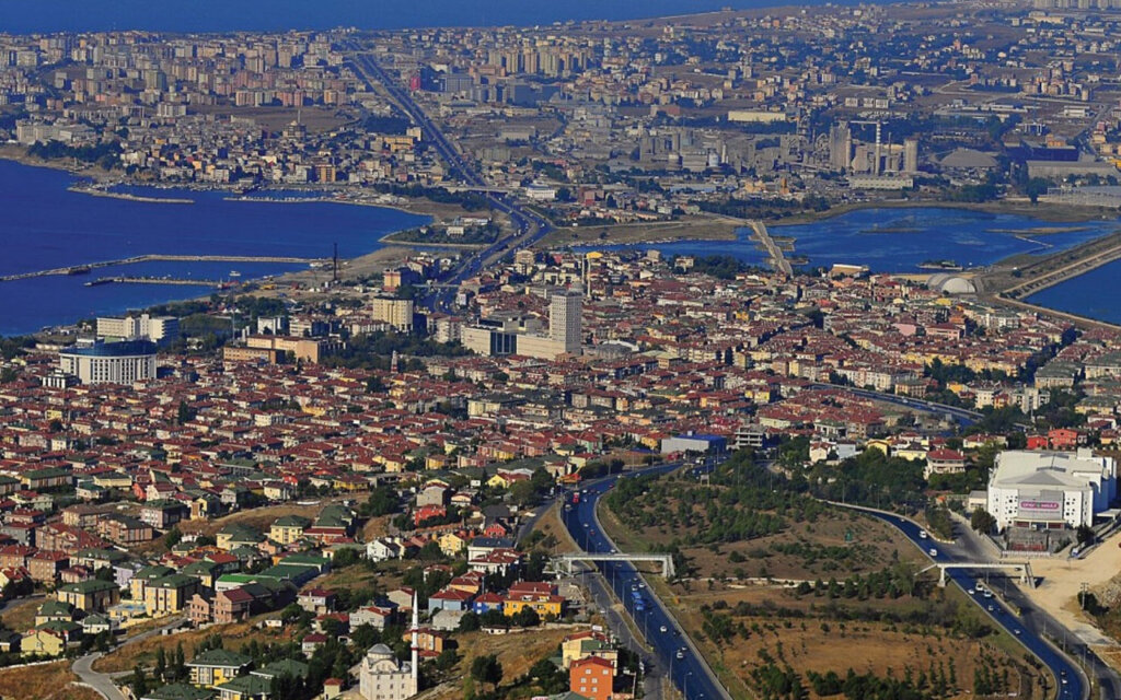 نمایی از منطقه بیوک چکمجه استانبول