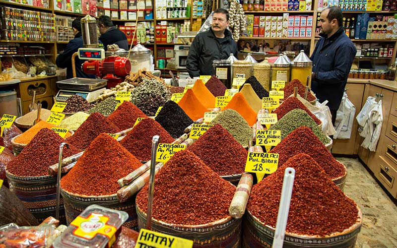 بازار ادویه استانبول در بازار بزرگ