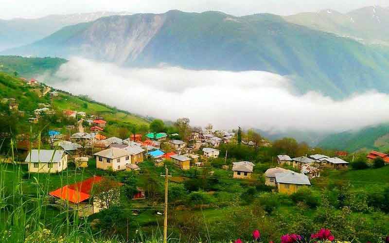 روستای-فیلبند در زیباترین شهر شمال ایران